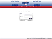 Tablet Screenshot of myaccount.schendelpest.com